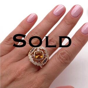 Elegant 14k Gold with precious gems